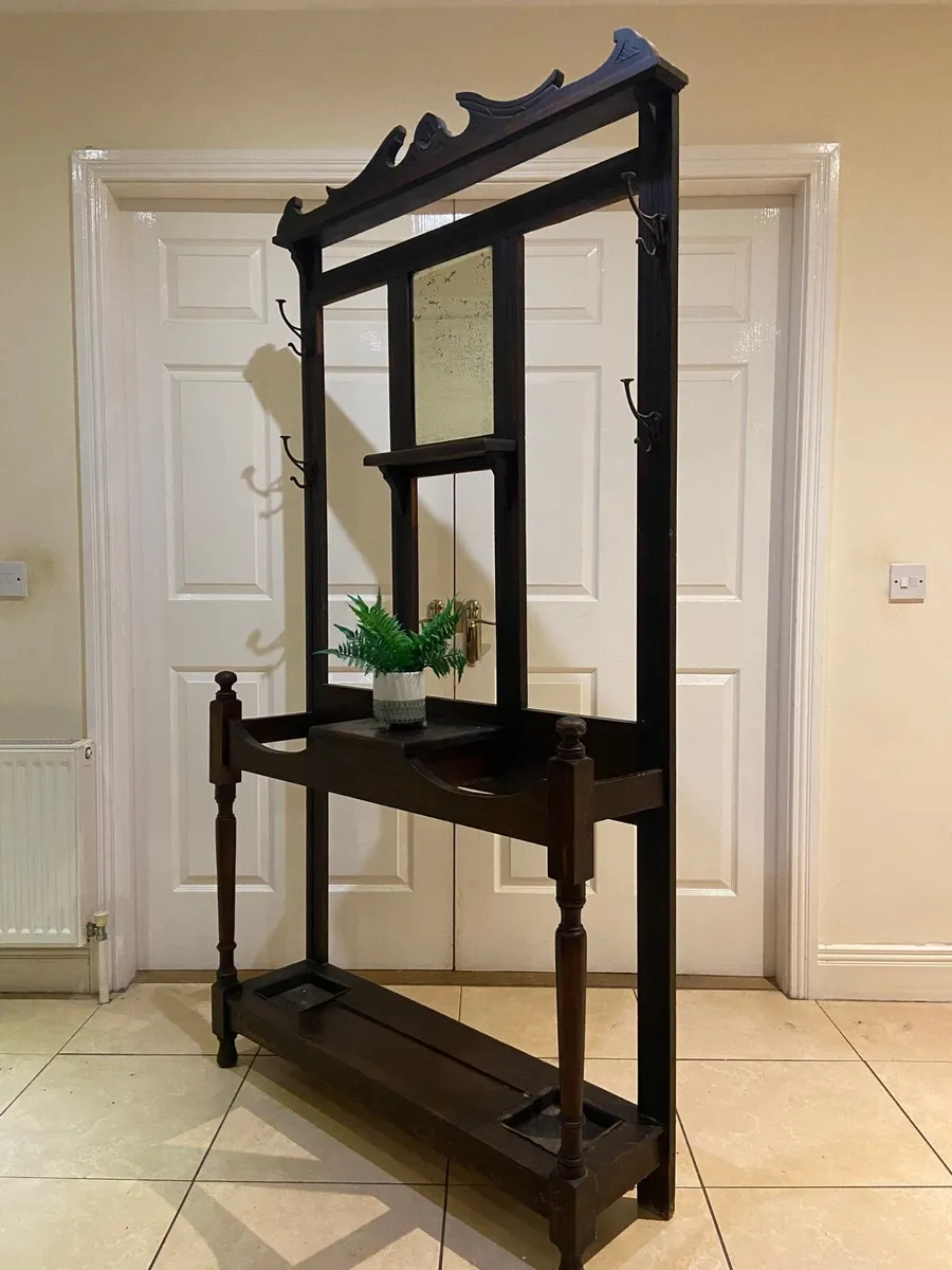 Victorian hallway coat stand - Image 2