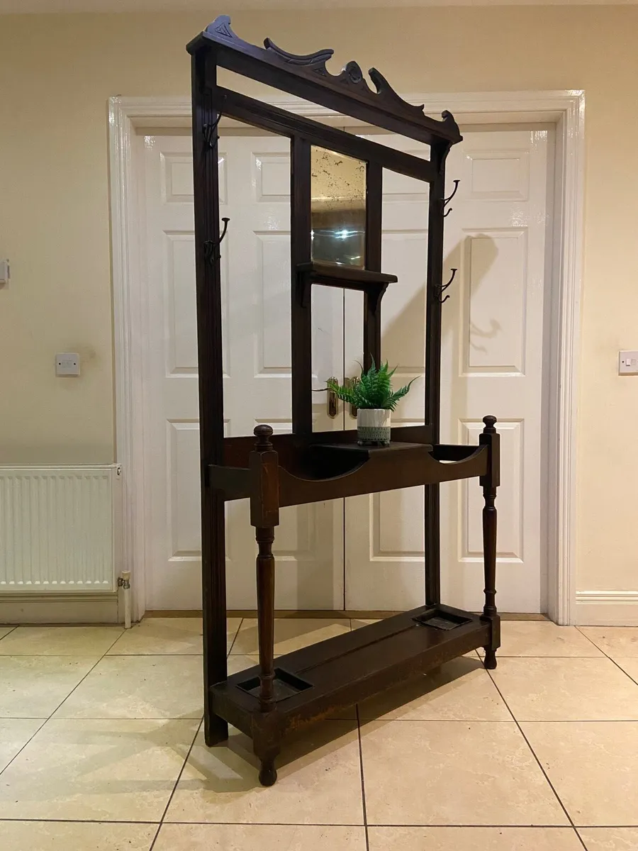 Victorian hallway coat stand - Image 3
