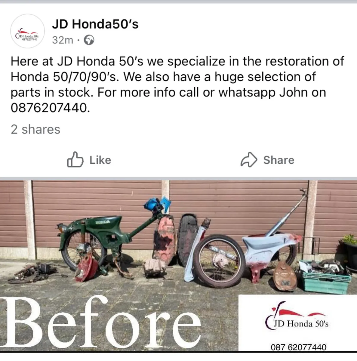 Honda 50 restoration services - Image 4