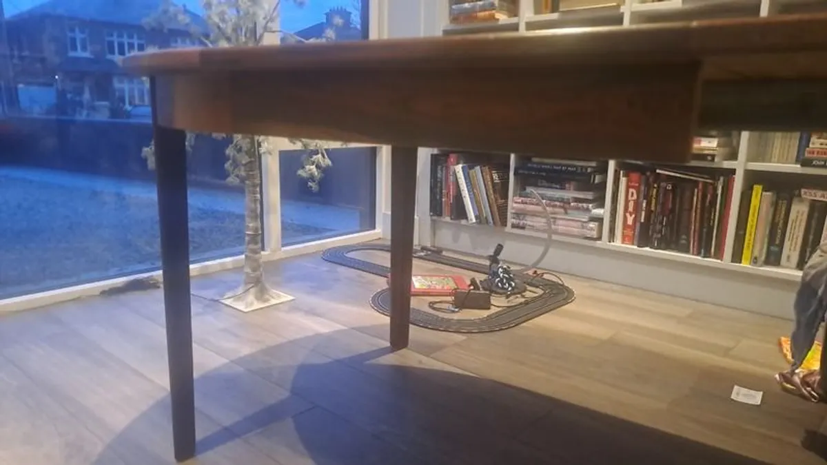 Mid-century dining table 1960s Danish rosewood - Image 3