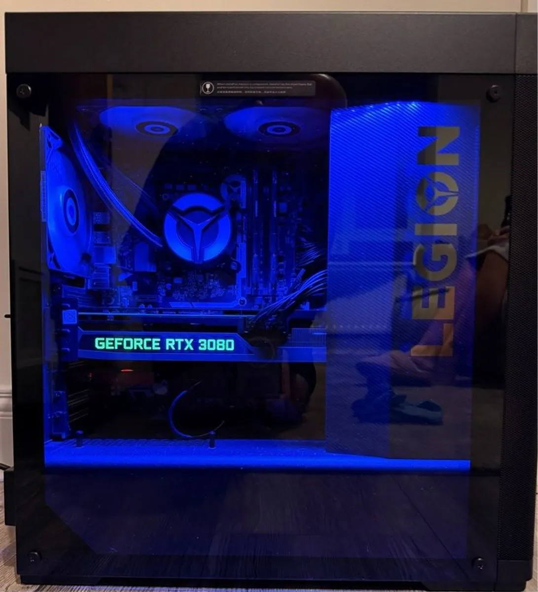 Rtx 3080 Gaming Pc, I7 10700k, 32gb Ram, 1tb Nvme, Lenovo Legion T7i - Image 1