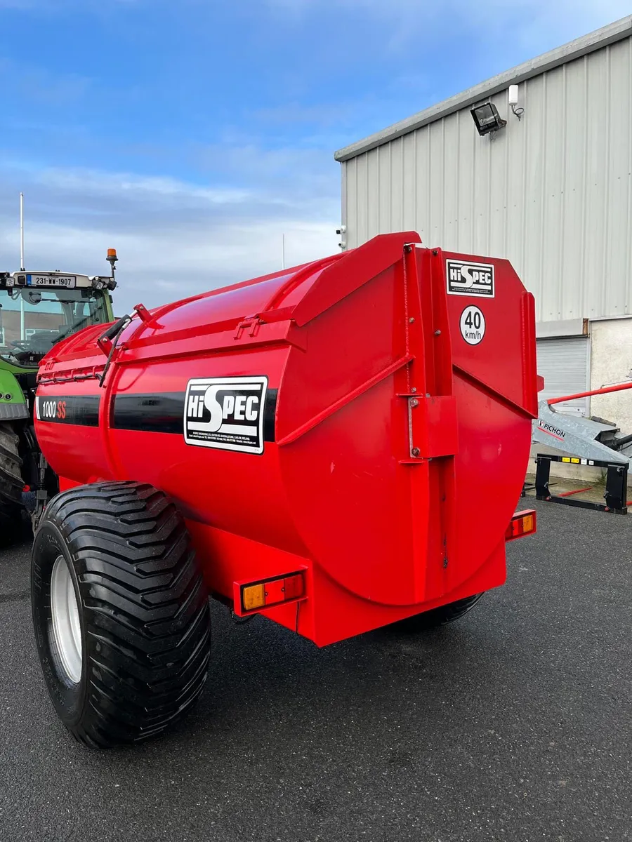 2023 Hispec 1000 Dung Spreader - €11,000 - No VAT - Image 3