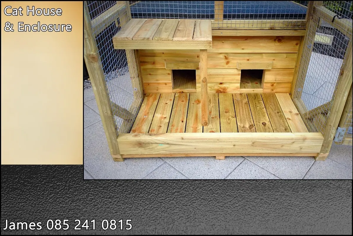 Cat House & Enclosure - Image 3