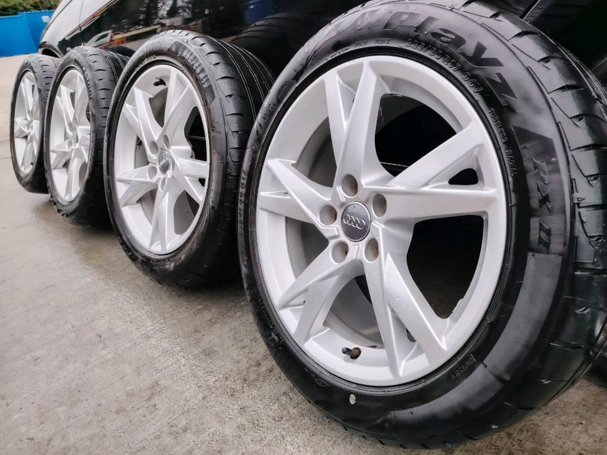 17" Audi alloy wheels - Image 1