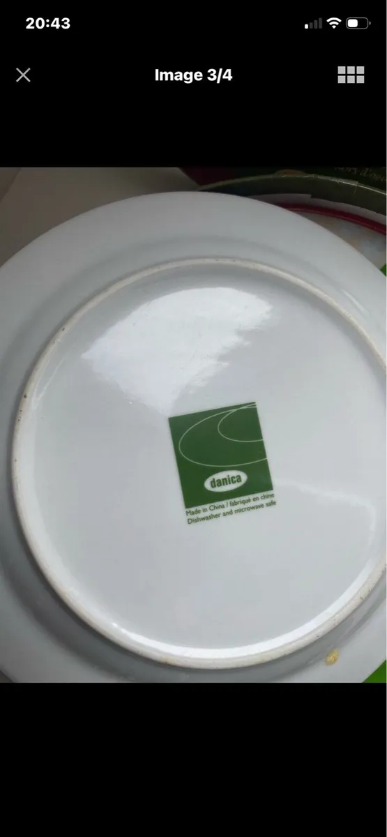 Cocktail Plates Set- Les Vins Fins - Image 3