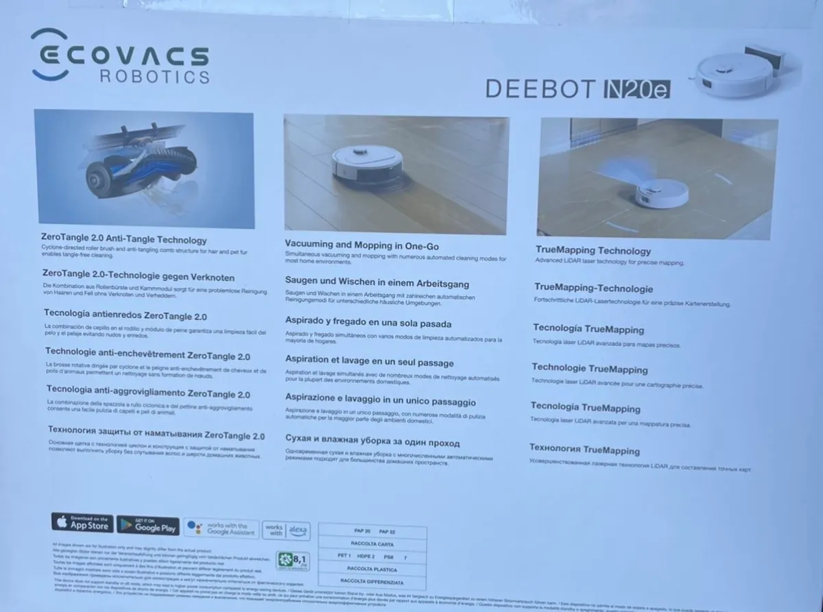 Ecovacs 2in1 Robot Vacuum Cleaner Brand New - Image 2