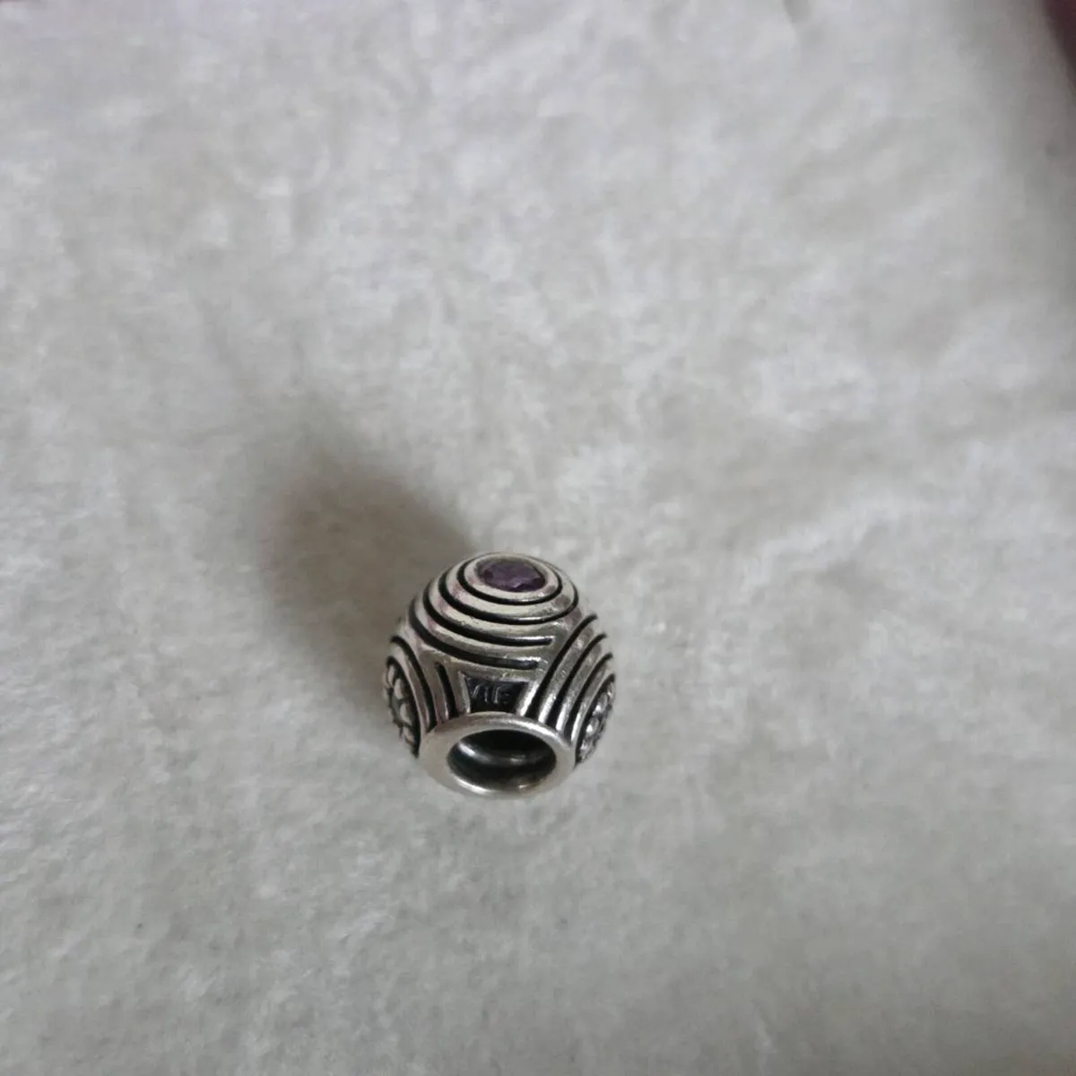 Pandora hypnotic purple stones charm - Image 3
