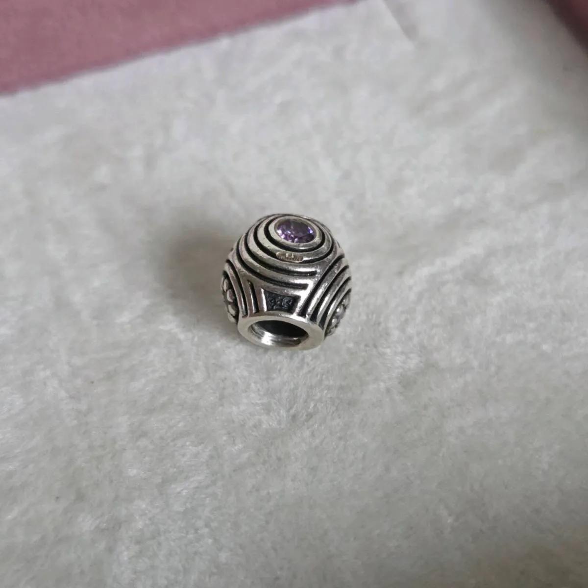 Pandora hypnotic purple stones charm - Image 4