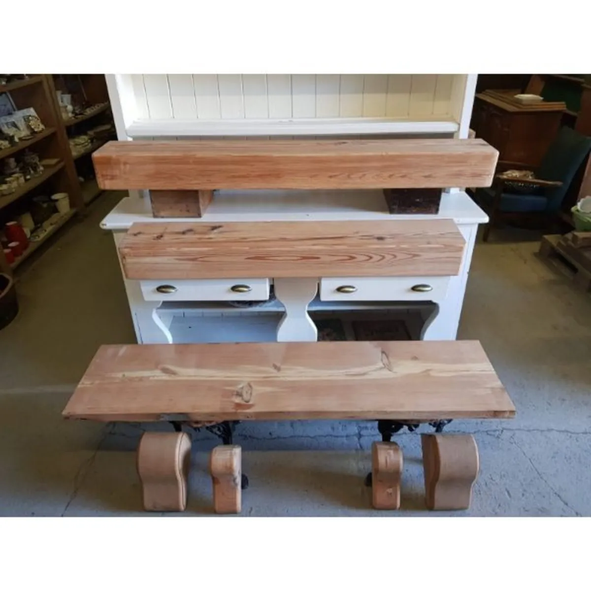 Pitch Pine Shelves – Examples  Cut to order - Image 4