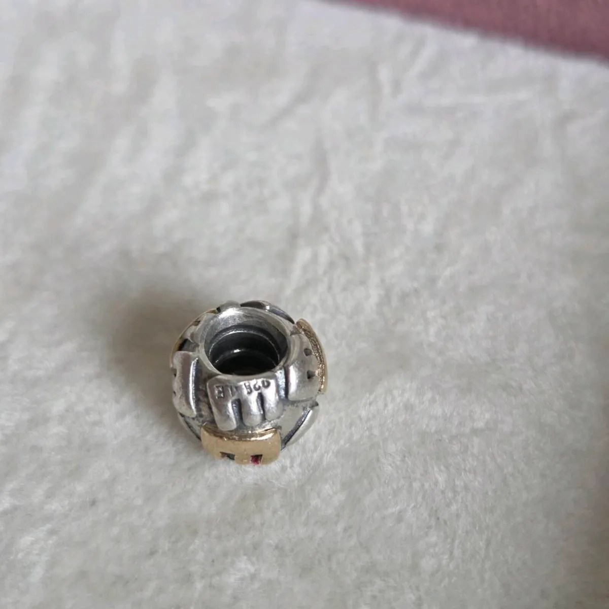 Pandora  sterling Silver and gold 14k gold - Image 3