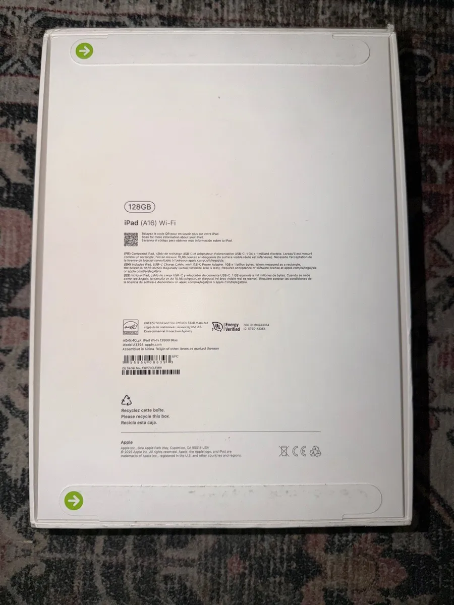iPad 11th Gen 128GB unopened colour BLUE - Image 2
