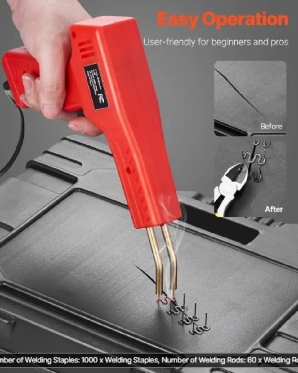 Plastic Welder Kit Deluxe,100W Plastic Welding Gun - Image 4