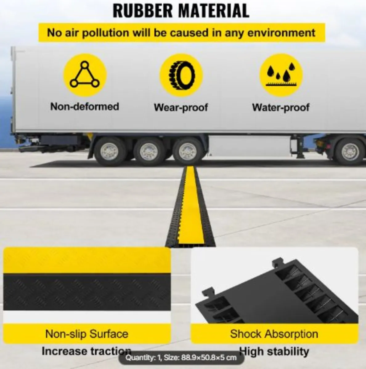 5 Channel Rubber Cable Protectors Extreme Cable - Image 3