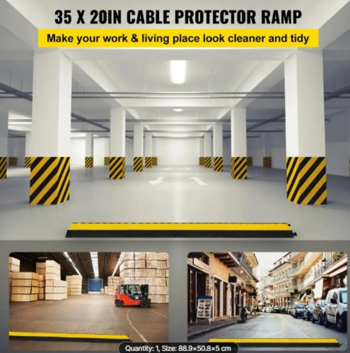 5 Channel Rubber Cable Protectors Extreme Cable - Image 2