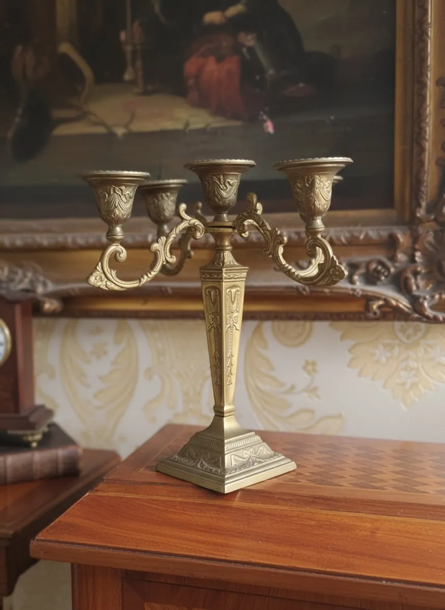 Antique candleabras POSTAGE AVAILABLE - Image 4