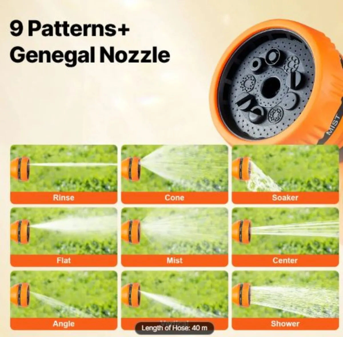 Retractable Garden Hose Reel, 1/2" x 131.23 ft - Image 3