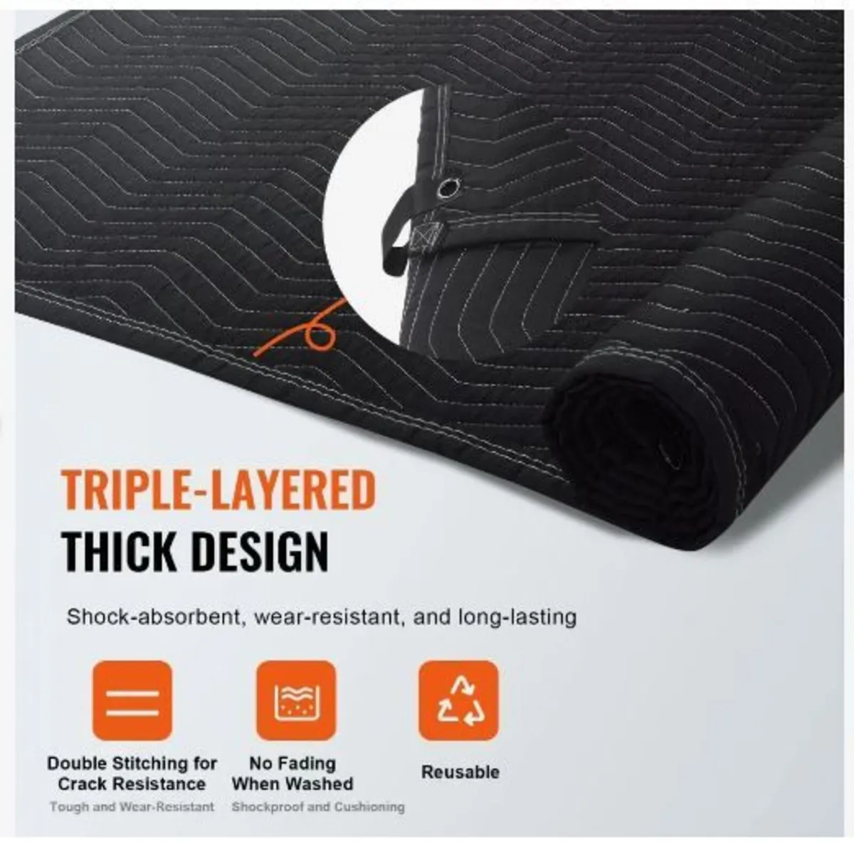 Sound Dampening Blanket, 243.8 x 203.2 cm - Image 2