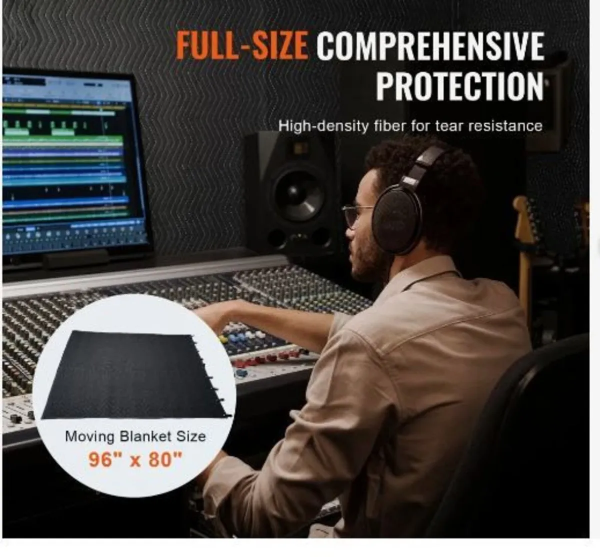 Sound Dampening Blanket, 243.8 x 203.2 cm - Image 3