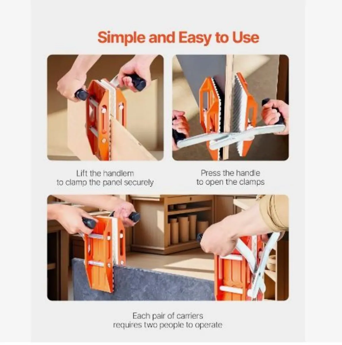 Double Handed Stone Carrying Clamps - Image 1