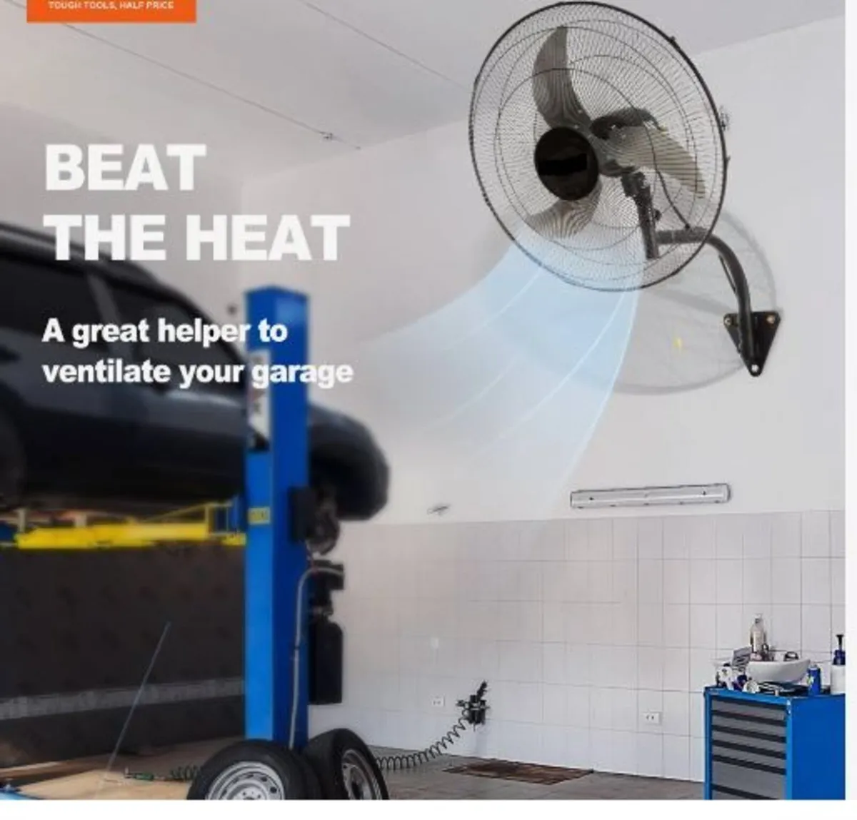 Wall Fan, 17.5 inch Wall Fan 4000 CFM - Image 3