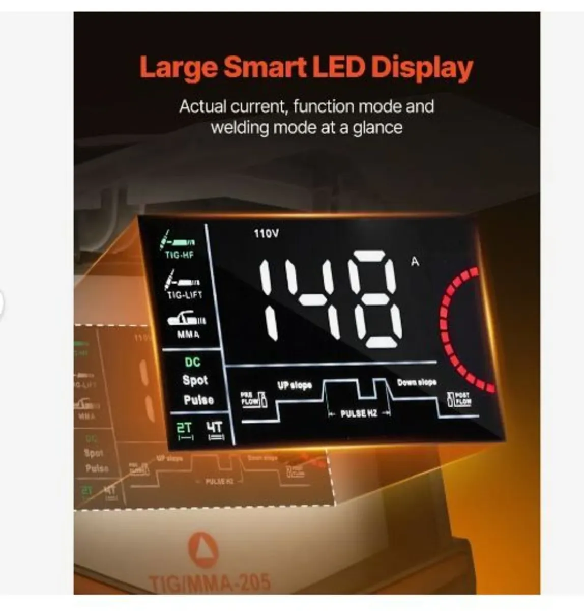 TIG Welder, 205A 3-In-1 Welding Machine - Image 2