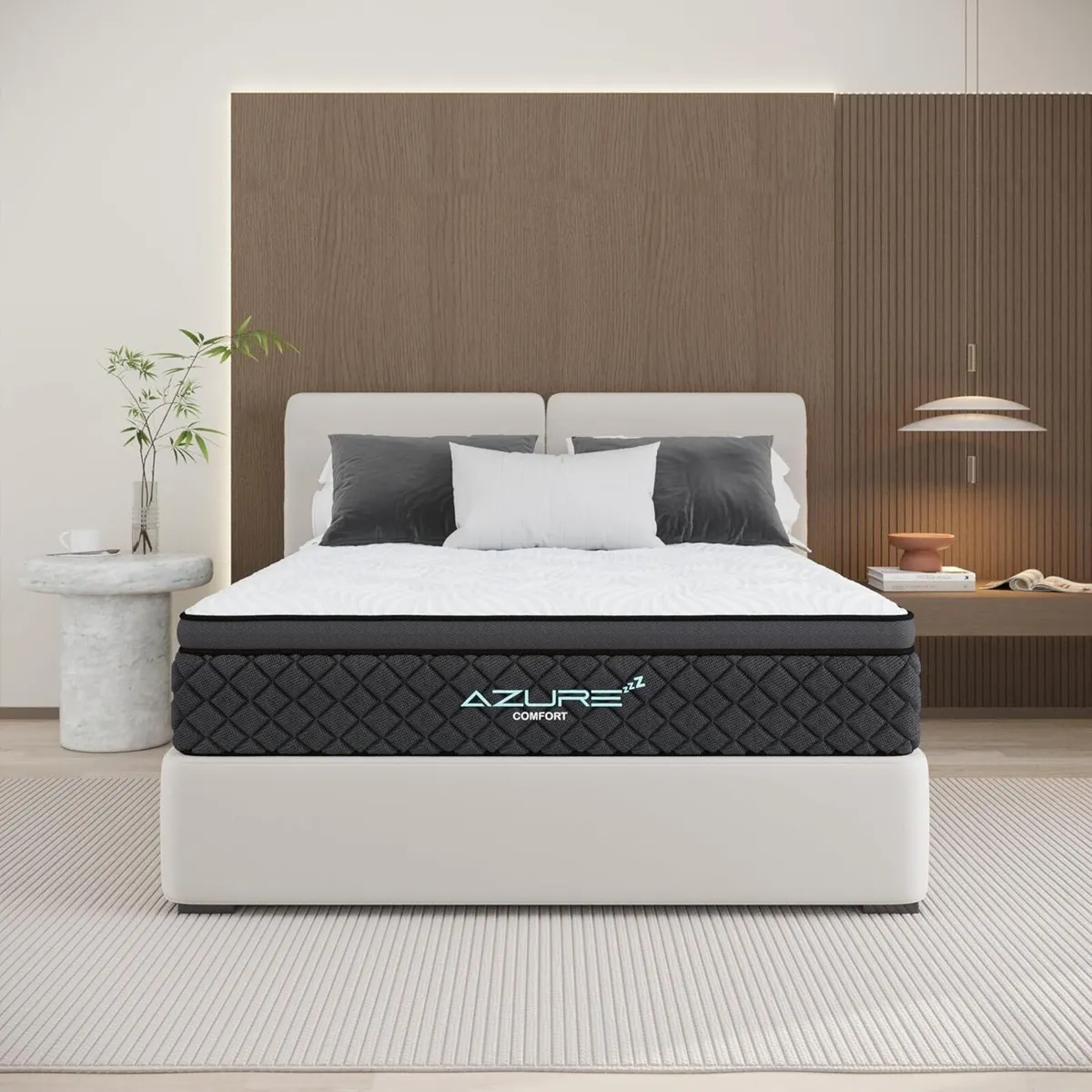 Azure 3FT Single Hybrid Mattress 12-Inch Individua - Image 1
