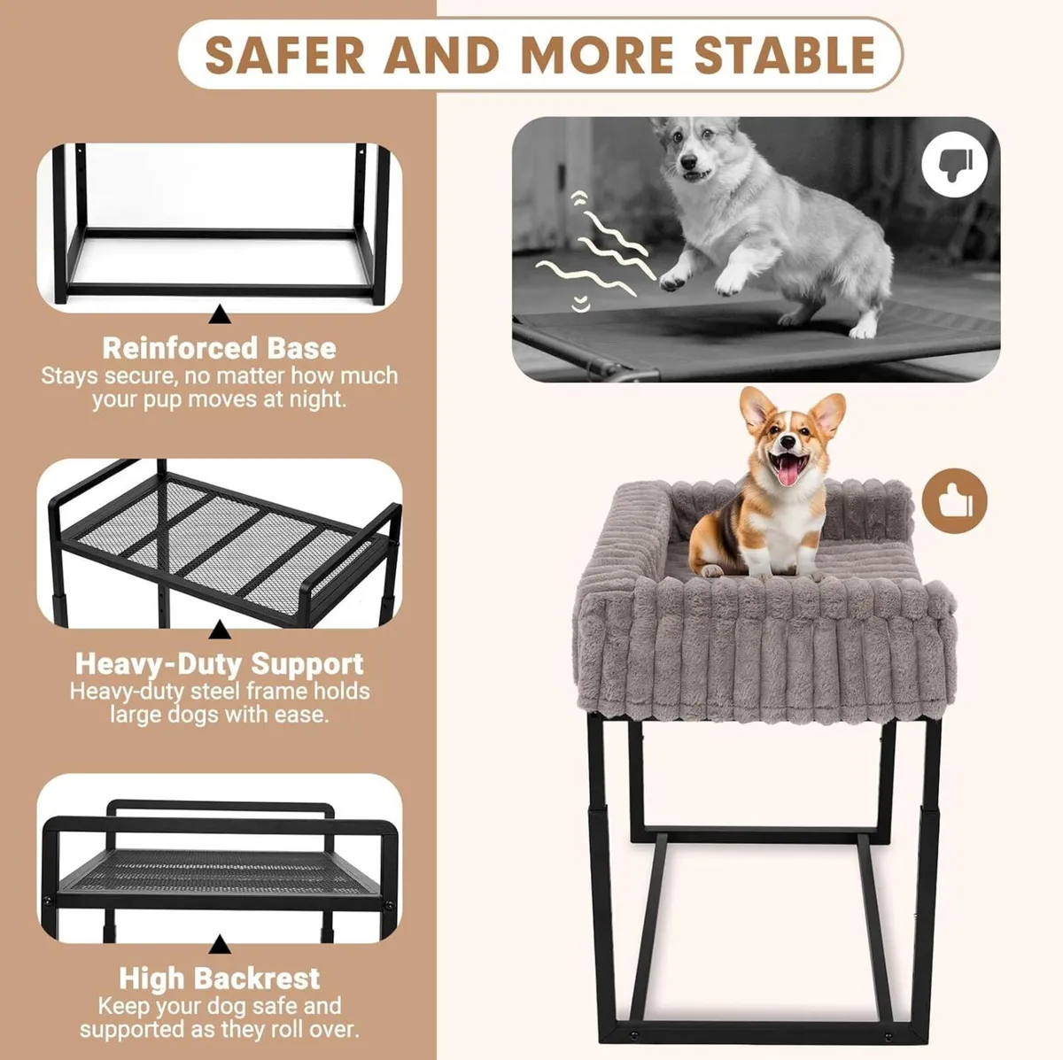 Beside Dog Bed Adjustable Height Bunk Beds - Image 4