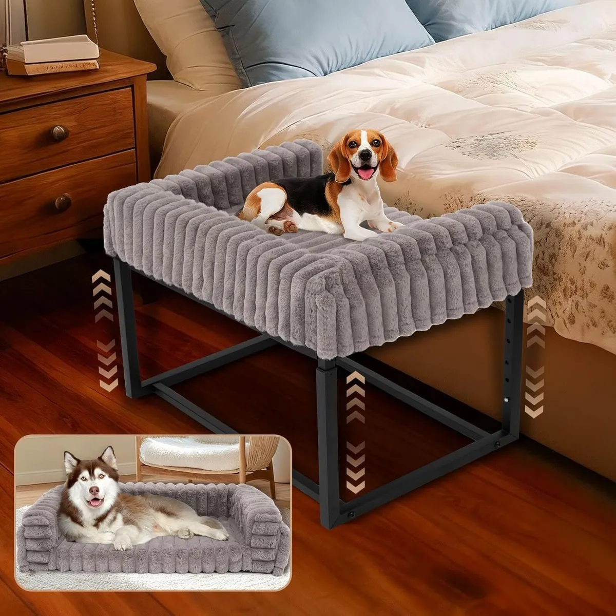 Beside Dog Bed Adjustable Height Bunk Beds - Image 1