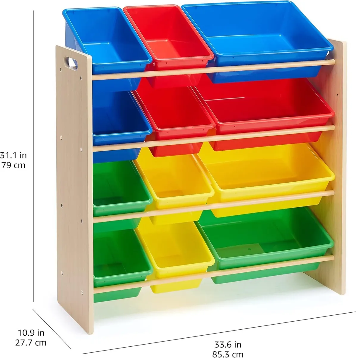 Basics Kids’ Toy Storage Organizer with Plastic - Image 3