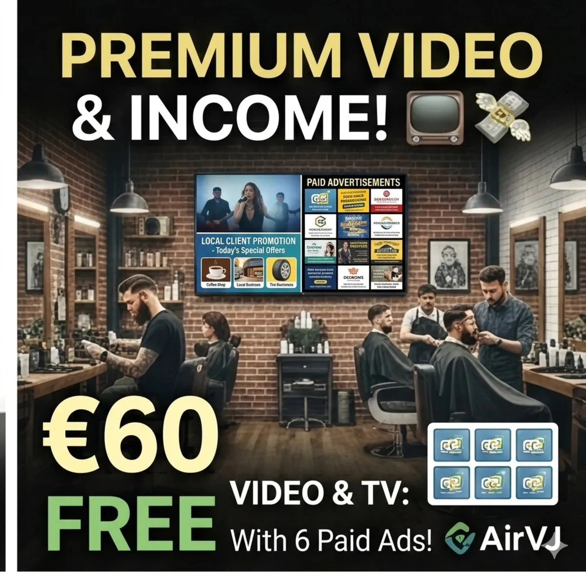 Airvj ( Software As A Service ) Digital Signage + - Image 3