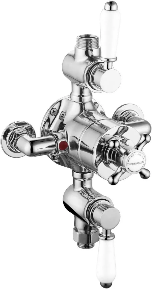 Downton T86 Double Shower Unit Outlet Triple - Image 4