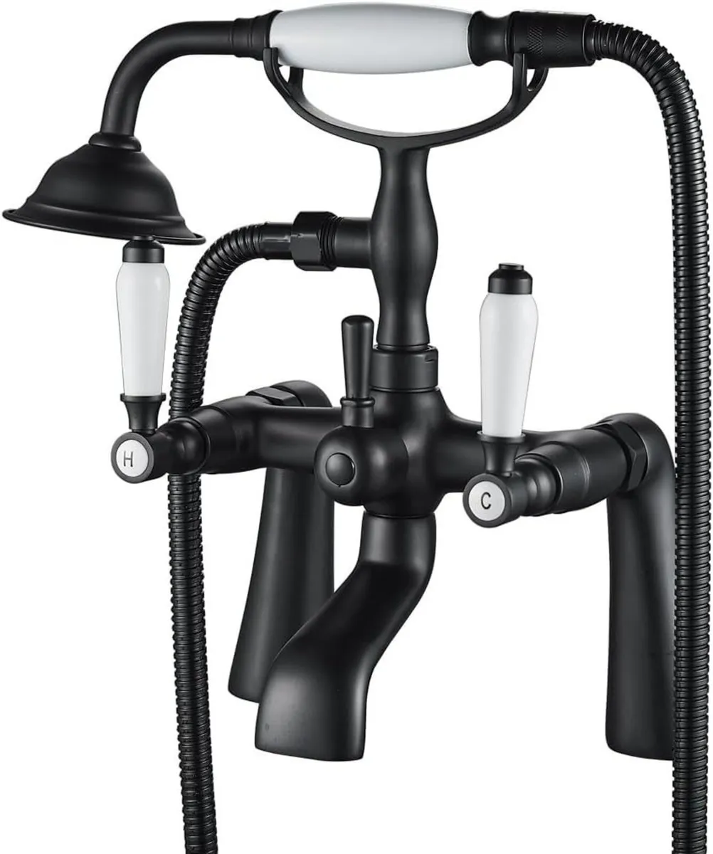 Traditional Bathtub Mixer Tap Victorian Bath - Image 1