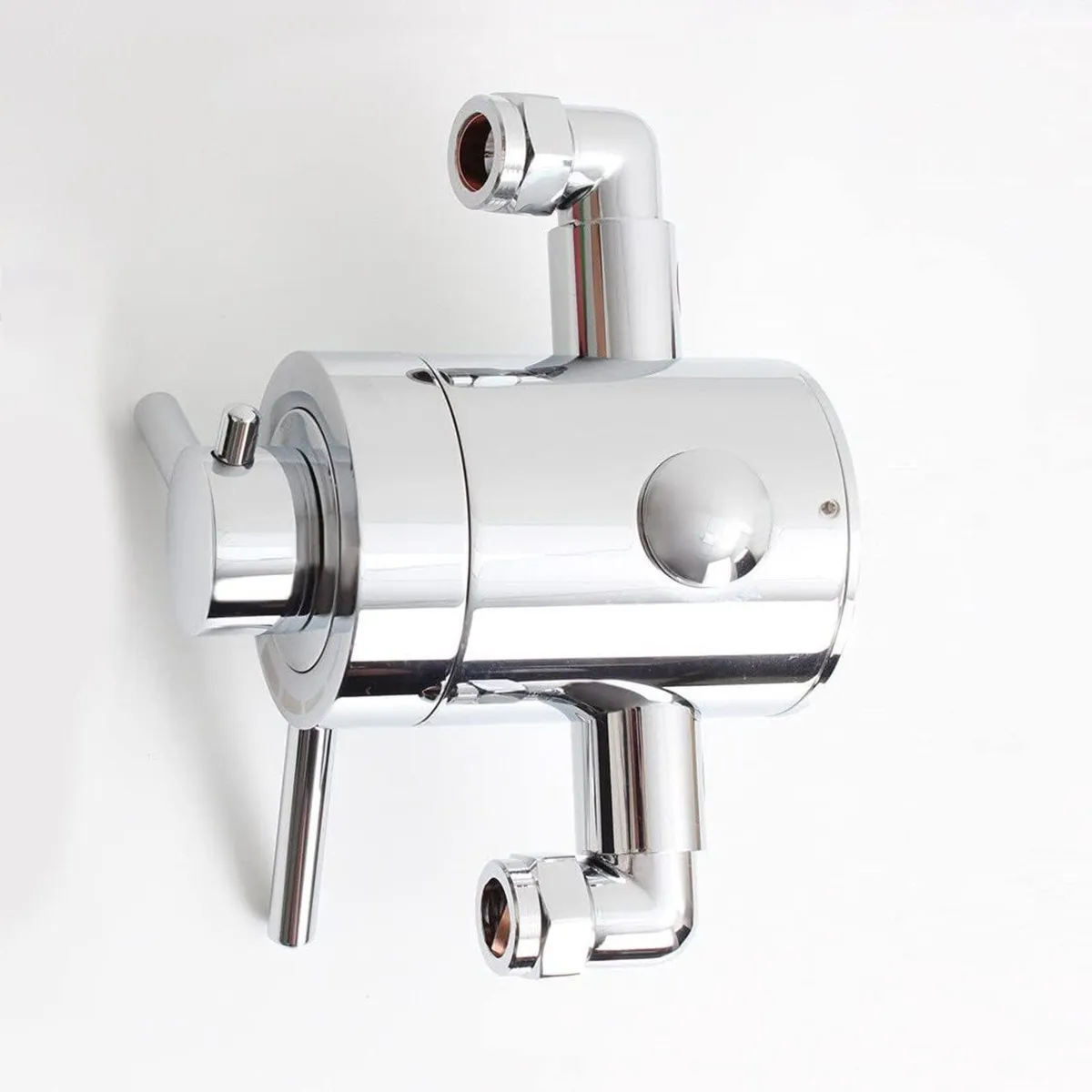 Emso Round Exposed Thermostatic Shower Valve with - Image 3