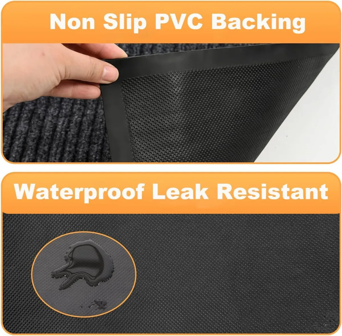 Hallway Carpet Runner 90x500cm Non Slip Extra - Image 4