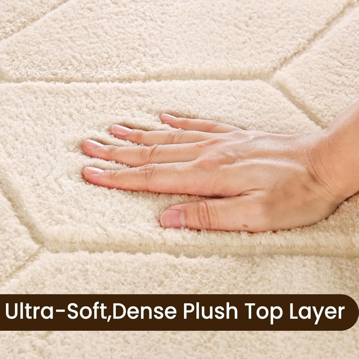 Rugs Living Room 200x300 3D Cream Area for - Image 2