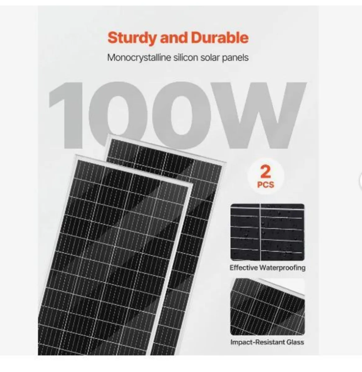 12V 400W Solar Wind Power Kit - Image 3