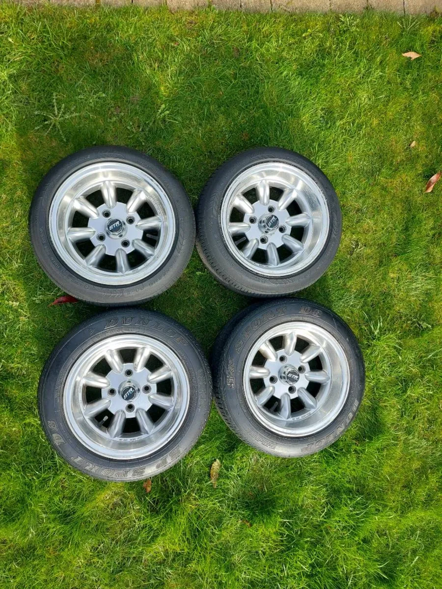 Minilites Ford 4x108 13" deep dish alloys - Image 1