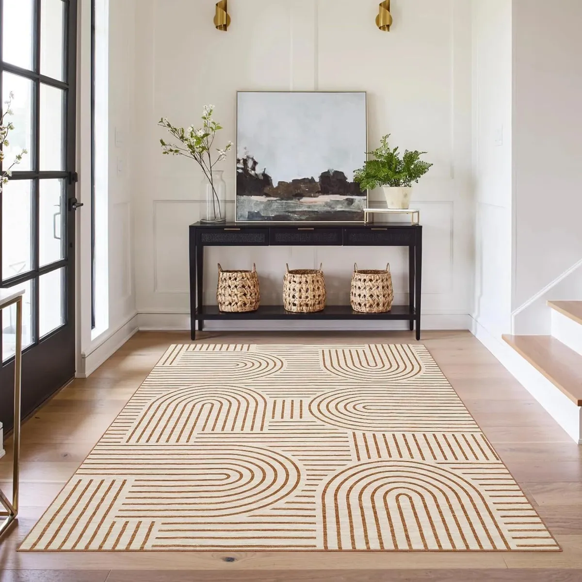 Large Living Room Rugs Modern Geometric Rug - Image 3