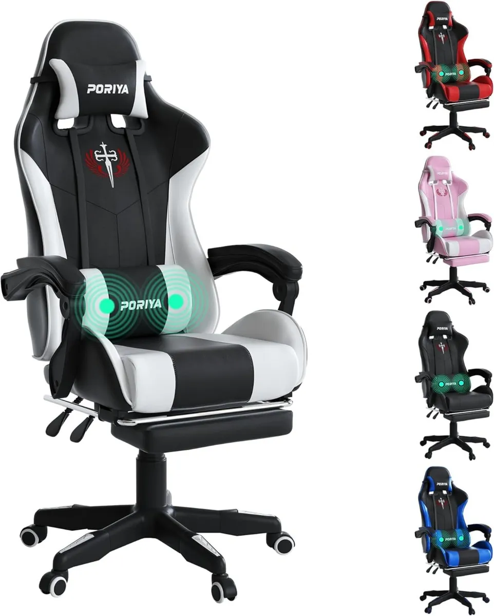 Gaming Chair with Adjustable Backrest Ergonomic - Image 1