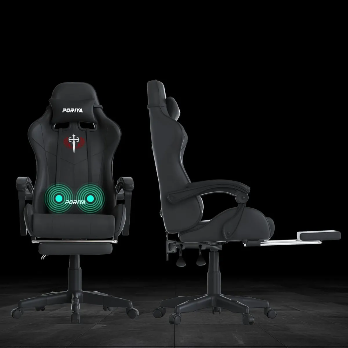 Gaming Chair with Adjustable Backrest Ergonomic - Image 2