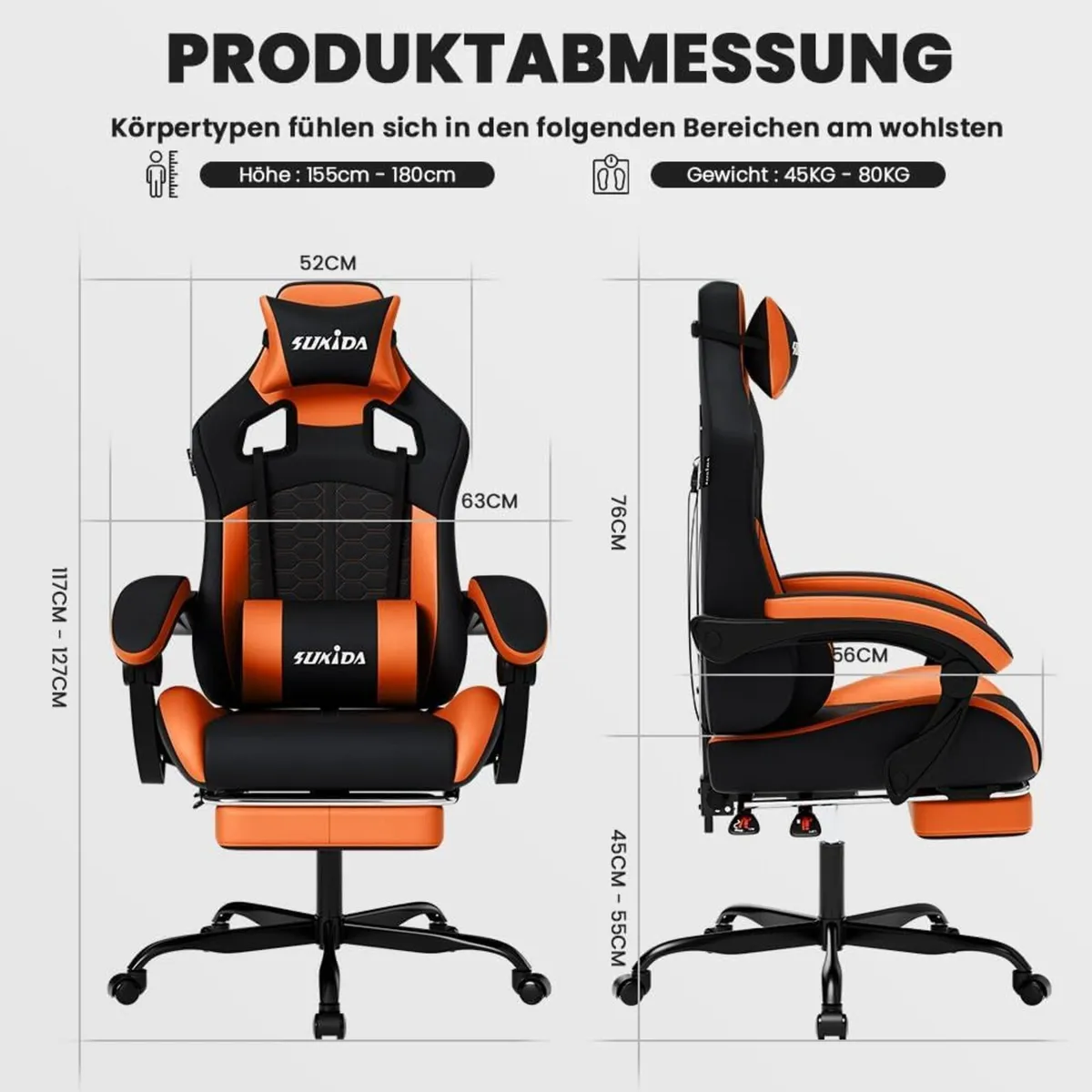 Ergonomic Gaming Chair for Adult Comfortable Desk - Image 3