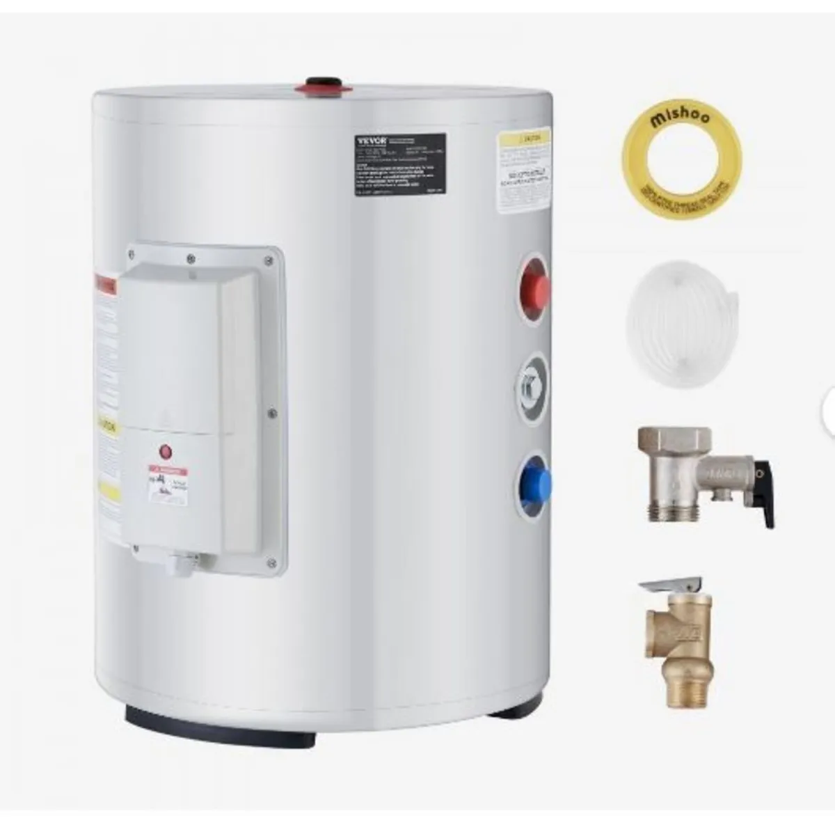 Electric Water Heater, 10 Gallon Tank Instant Hot - Image 1