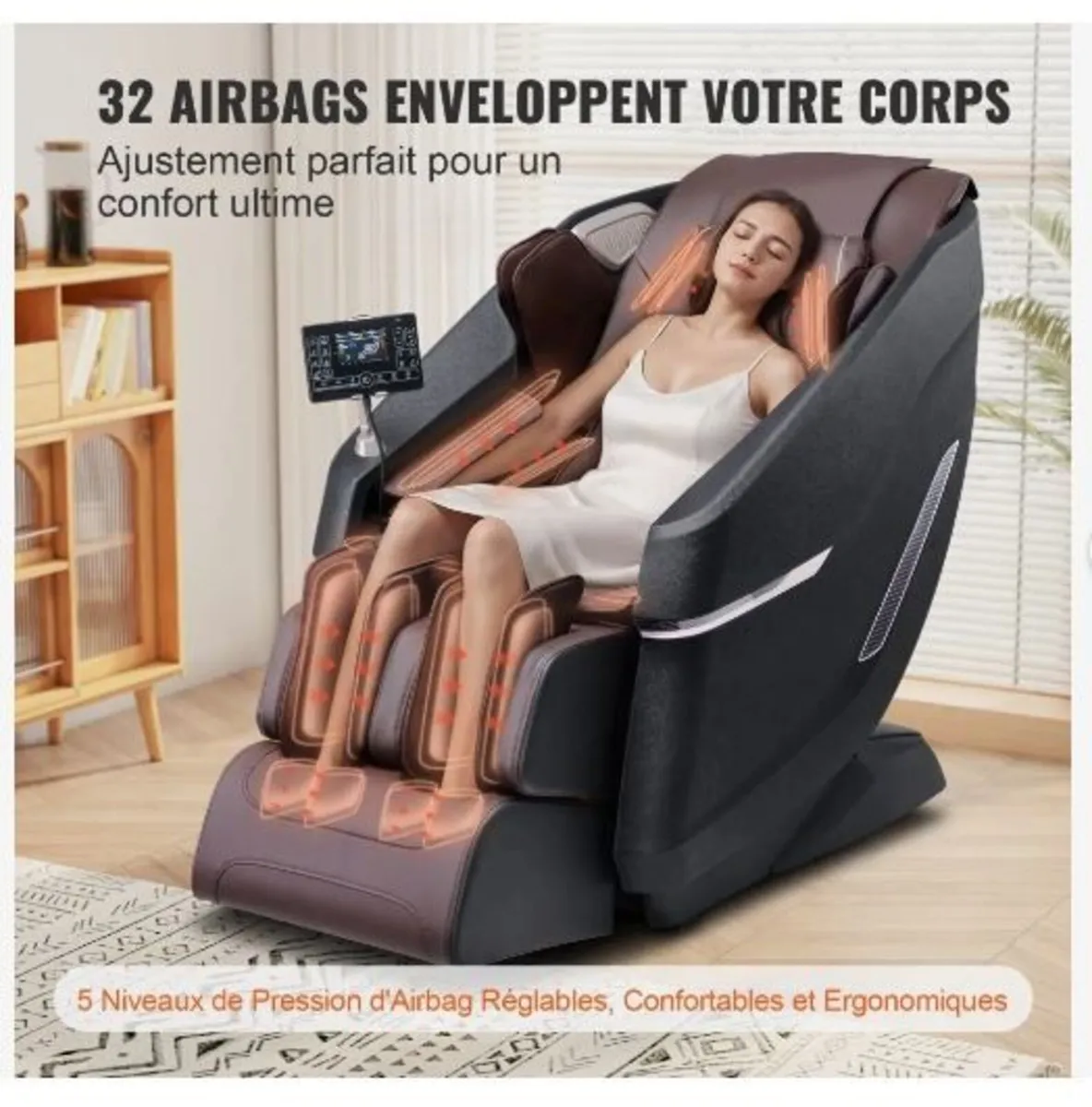 Full Body Massage Chair, SL-Track Zero Gravity - Image 4