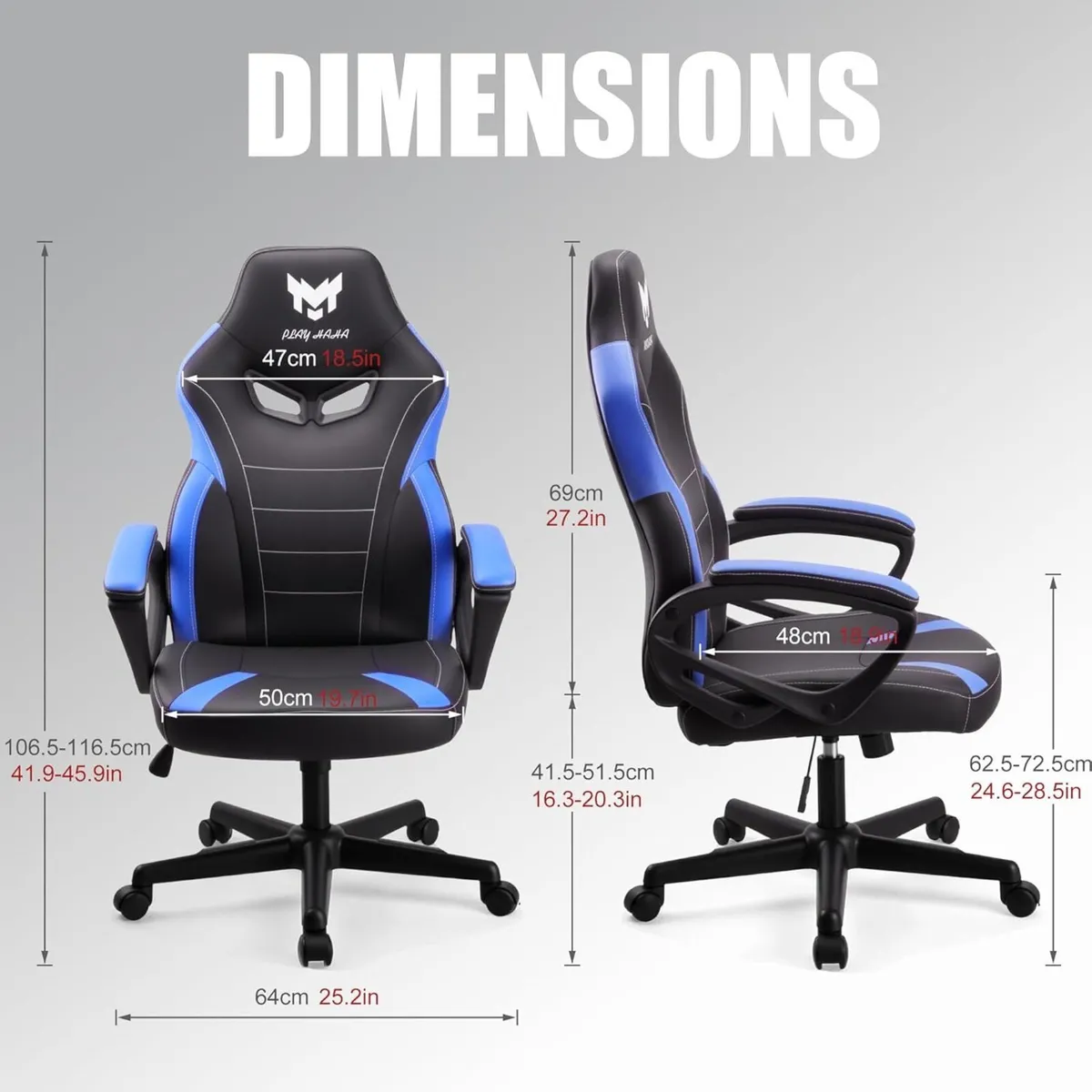 Ergonomic high back seat with breathable mesh - Image 3