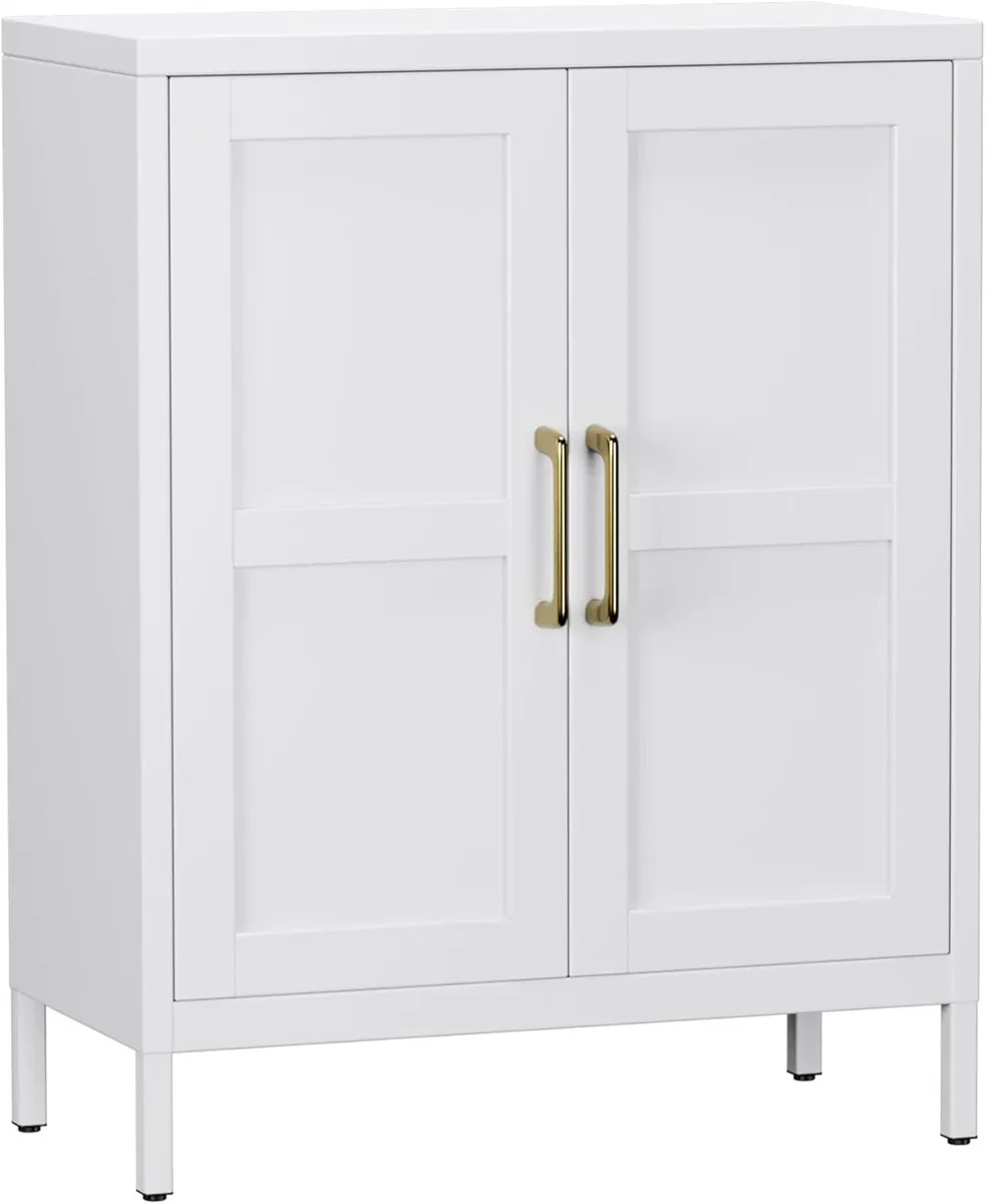 Bathroom Storage Cabinet with 2 Doors and - Image 1