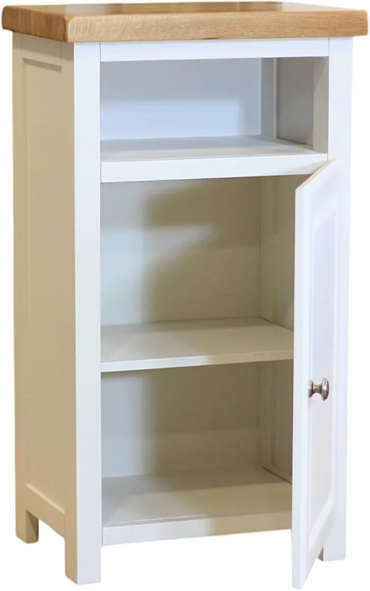 urniture Snow White Slim Cabinet Bathroom Storage - Image 2