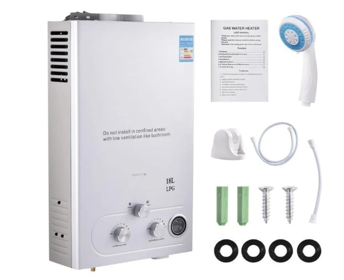 18L Gas Instantaneous Water Heater - Image 1