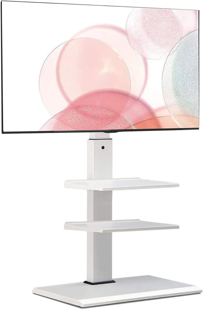 TV Floor Stand with Iron Base for 32-75 Inch Tilt - Image 1
