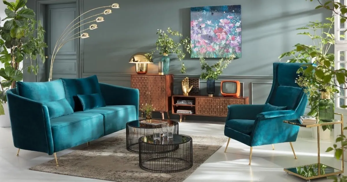 Design Wire Coffee Table Set of 2 Black 70 cm - Image 4