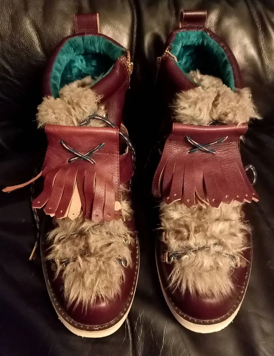 Irregular Choice Dark Brown Boots - Image 2